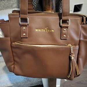 White Elm GEMINI CONVERTIBLE BACKPACK - COFFEE BROWN